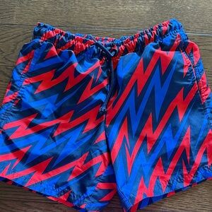 DSG Red and Blue Patterned Shorts